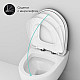 Купить Комплект унитаза AM.PM Awe C111738SC с инсталляцией Grohe Rapid SL 38772001 с сиденьем Микролифт и клавишей смыва Хром в магазине сантехники Santeh-Crystal.ru
