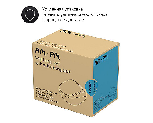 Santeh-Crystal.ru: Унитаз AM.PM Sensation C301700WH подвесной без сиденья Купить Унитаз AM.PM Sensation C301700WH подвесной без сиденья в магазине сантехники Santeh-Crystal.ru