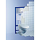 Приобрести Комплект унитаза AM.PM Spirit FlashClean C701700WH + C707857WH с инсталляцией Grohe Rapid SL 38775001 с сиденьем Микролифт и клавишей смыва Хром в магазине сантехники Santeh-Crystal.ru