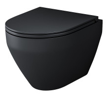 Унитаз AM.PM Spirit V2.0 C701700MBSC подвесной Черный матовый с сиденьем микролифт