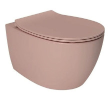 Унитаз Allen Brau Fantasy 4.11004.SM подвесной Розовый без сиденья