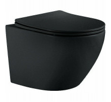 Унитаз Aquatek Европа AQ1901-MB подвесной Черный матовый с сиденьем Микролифт