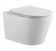 Унитаз Aquatek Вега AQ1905-MW подвесной Белый матовый с сиденьем Микролифт