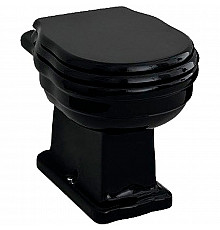 Унитаз Artceram Hermitage HEV003 03 00 приставной Черный без сиденья