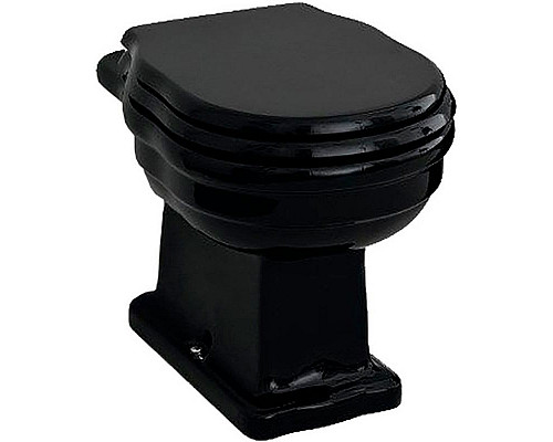 Купить Унитаз Artceram Hermitage HEV003 03 00 приставной Черный без сиденья в магазине сантехники Santeh-Crystal.ru