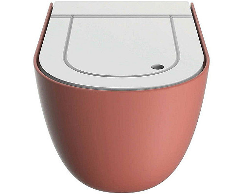 Приобрести Унитаз Artceram The One THV001 14 00 подвесной Rosso corallo без сиденья в магазине сантехники Santeh-Crystal.ru