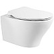Комплект унитаза с инсталляцией BelBagno Acqua BB340CHR/BB2020SC/BB002-80/BB005-PR-CHROME с сиденьем Микролифт и клавишей смыва Хром глянцевый