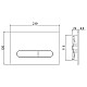 Комплект унитаза с инсталляцией BelBagno Acqua BB340CHR/BB2020SC/BB002-80/BB005-PR-CHROME с сиденьем Микролифт и клавишей смыва Хром глянцевый