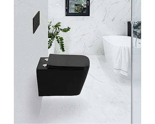 Приобрести Унитаз BelBagno Ardente-C BB3202CHR-MB подвесной без сиденья в магазине сантехники Santeh-Crystal.ru