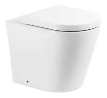 Унитаз BelBagno Flay-R BB1003CBR/BB865SC приставной с сиденьем Микролифт