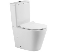 Унитаз компакт BelBagno Flay-Tor BB2149CP-TOR без бачка и сиденья