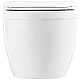 Комплект унитаза с инсталляцией BelBagno Loto BB070CHR/SC/BB002-80/BB005-PR-CHROME с сиденьем Микролифт и клавишей смыва Хром глянцевый