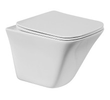 Унитаз BelBagno Marmi BB052CHR/BB052SC подвесной с сиденьем Микролифт