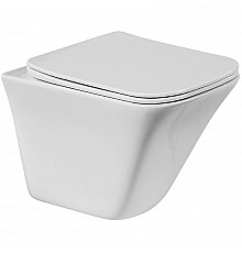 Унитаз BelBagno Marmi BB052CHR/BB052SC подвесной с сиденьем Микролифт