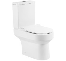 Унитаз компакт BelBagno Norma BB339CPR/BB2111SC без бачка с сиденьем Микролифт