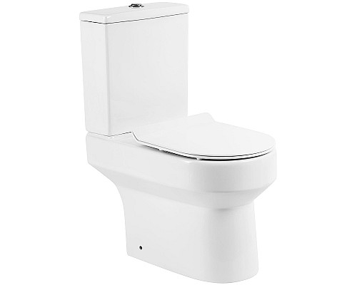 Унитаз компакт BelBagno Norma BB339CPR/BB2111SC без бачка с сиденьем Микролифт Унитаз компакт BelBagno Norma BB339CPR/BB2111SC без бачка с сиденьем Микролифт