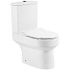 Унитаз компакт BelBagno Norma BB339CPR/BB2111SC без бачка с сиденьем Микролифт