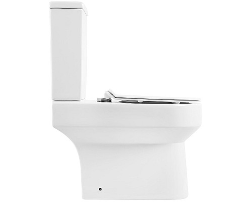 Унитаз компакт BelBagno Norma BB339CPR/BB2111SC без бачка с сиденьем Микролифт Унитаз компакт BelBagno Norma BB339CPR/BB2111SC без бачка с сиденьем Микролифт
