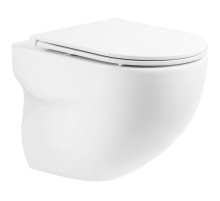 Унитаз BelBagno Onda BB066CHR/BB870SC подвесной с сиденьем Микролифт