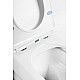 Комплект унитаза с инсталляцией BelBagno Onda BB066CHR/BB870SC/BB002-80/BB005-PR-CHROME с сиденьем Микролифт и клавишей смыва Хром глянцевый