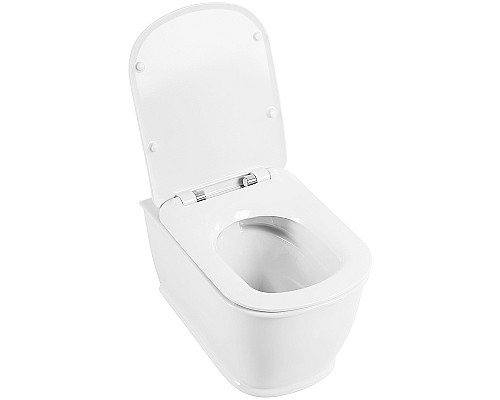 Унитаз BelBagno Prado BB10150CH/BB10150SC подвесной с сиденьем Микролифт Унитаз BelBagno Prado BB10150CH/BB10150SC подвесной с сиденьем Микролифт