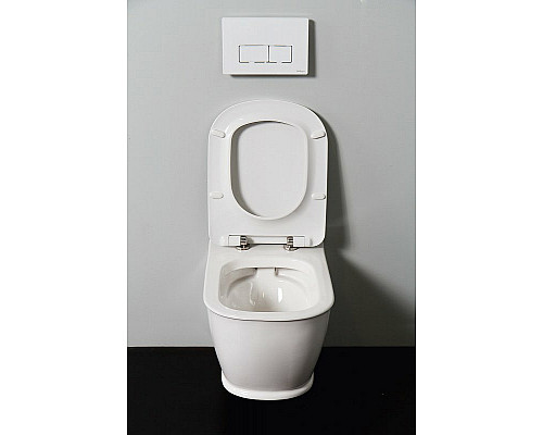 Унитаз BelBagno Prado BB10150CH/BB10150SC подвесной с сиденьем Микролифт Унитаз BelBagno Prado BB10150CH/BB10150SC подвесной с сиденьем Микролифт