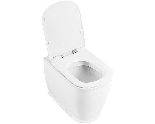 Унитаз BelBagno Prado BB10150CB/BB10150SC приставной с сиденьем Микролифт Унитаз BelBagno Prado BB10150CB/BB10150SC приставной с сиденьем Микролифт