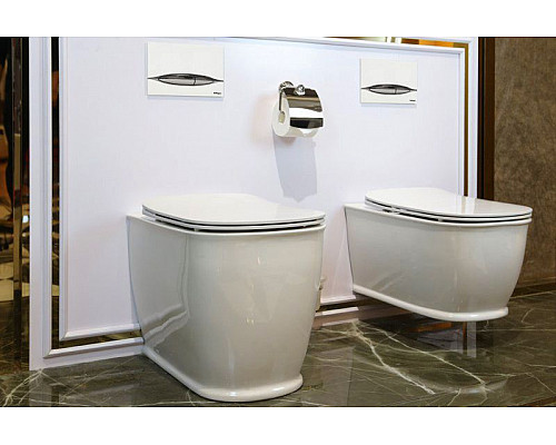 Заказать Унитаз BelBagno Prado BB10150CH подвесной без сиденья в магазине сантехники Santeh-Crystal.ru