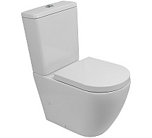 Унитаз компакт BelBagno Sfera-Tor BB2141CP-TOR/BB2141T/BB865SC с бачком и сиденьем Микролифт