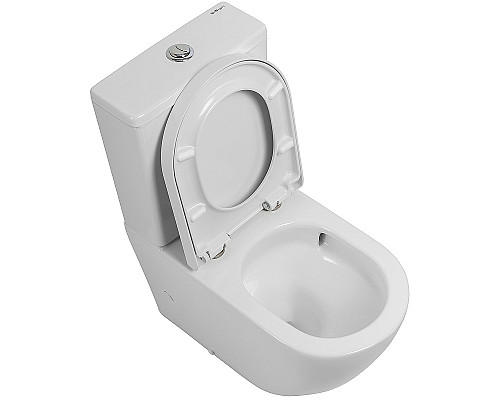 Унитаз компакт BelBagno Sfera-Tor BB2141CP-TOR/BB2141T/BB865SC с бачком и сиденьем Микролифт