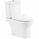 Унитаз компакт BelBagno Steam BB130CPR/BB130SC без бачка с сиденьем Микролифт Унитаз компакт BelBagno Steam BB130CPR/BB130SC без бачка с сиденьем Микролифт