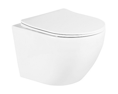 Унитаз BelBagno Uno BB3105CHR/SC подвесной с сиденьем Микролифт