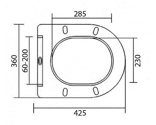 Унитаз BelBagno Uno BB3105CHR/SC подвесной с сиденьем Микролифт