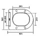 Приобрести Комплект унитаза BelBagno Uno BB3105CHR/SC с инсталляцией Tece Base 9400413 с сиденьем Микролифт и Белой клавишей смыва в магазине сантехники Santeh-Crystal.ru