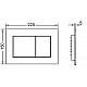 Приобрести Комплект унитаза BelBagno Uno BB3105CHR/SC с инсталляцией Tece Base K440407 с сиденьем Микролифт и Черной матовой клавишей смыва в магазине сантехники Santeh-Crystal.ru