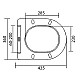 Комплект унитаза BelBagno Uno BB3105CHR/SC с инсталляцией D&K DI8140116 с сиденьем Микролифт и клавишей смыва Хром