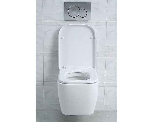 Унитаз BelBagno Veneto BB132CHR/BB132SC подвесной с сиденьем Микролифт