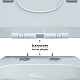 Купить Комплект унитаза с инсталляцией Berges Floe Rimless 043275 с сиденьем Микролифт и Черной матовой клавишей смыва в магазине сантехники Santeh-Crystal.ru