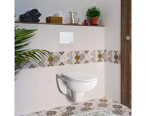 Купить Комплект унитаза Berges Gamma 081105 с инсталляцией Grohe Rapid SL 38772001 с сиденьем Микролифт и клавишей смыва Хром в магазине сантехники Santeh-Crystal.ru