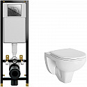 Комплект унитаза Berges Gamma 081105 с инсталляцией Cersanit Black 35 S-IN-BLACK-Cg-w с сиденьем Микролифт и клавишей смыва Хром Комплект унитаза Berges Gamma 081105 с инсталляцией Cersanit Black 35 S-IN-BLACK-Cg-w с сиденьем Микролифт и клавишей смыва Хром