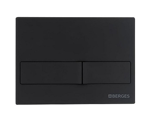 Купить Комплект унитаза с инсталляцией Berges Novum Rimless 043246 с сиденьем Микролифт и Черной клавишей смыва в магазине сантехники Santeh-Crystal.ru