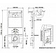 Купить Комплект унитаза с инсталляцией Berges Novum 042426 с сиденьем Микролифт и Черной клавишей смыва в магазине сантехники Santeh-Crystal.ru
