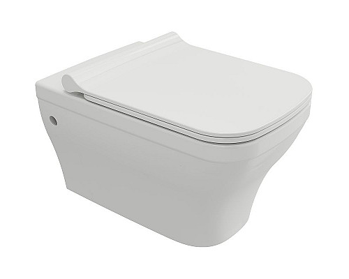 Купить Унитаз Berges Strati 082132 подвесной с сиденьем Микролифт в магазине сантехники Santeh-Crystal.ru