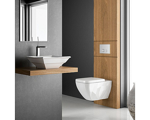 Заказать Унитаз-биде Bien Kristal KRKA060N1VP1W3000 подвесной Белый в магазине сантехники Santeh-Crystal.ru