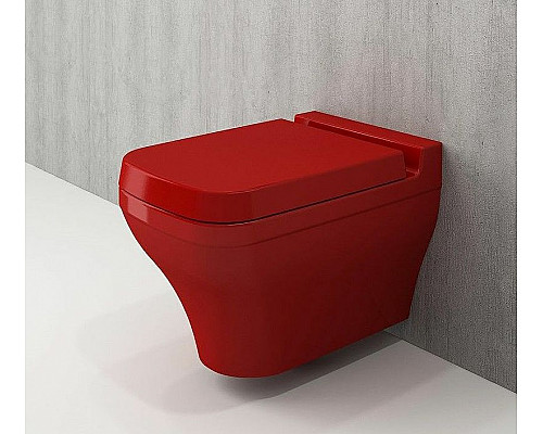 Santeh-Crystal.ru: Унитаз Bocchi Scala 1080-019-0129 подвесной Красный глянцевый без сиденья Заказать Унитаз Bocchi Scala 1080-019-0129 подвесной Красный глянцевый без сиденья в магазине сантехники Santeh-Crystal.ru