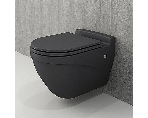 Santeh-Crystal.ru: Унитаз Bocchi Taormina Arch 1012-020-0129 подвесной Антрацит матовый без сиденья Купить Унитаз Bocchi Taormina Arch 1012-020-0129 подвесной Антрацит матовый без сиденья в магазине сантехники Santeh-Crystal.ru