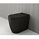 Заказать Унитаз Bocchi Venezia 1301-004-0129 приставной Черный матовый без сиденья в магазине сантехники Santeh-Crystal.ru