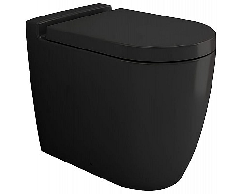 Заказать Унитаз Bocchi Venezia 1301-004-0129 приставной Черный матовый без сиденья в магазине сантехники Santeh-Crystal.ru
