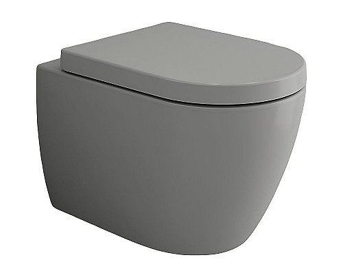 Купить Унитаз Bocchi Venezia 1295-006-0129 подвесной Серый матовый без сиденья в магазине сантехники Santeh-Crystal.ru