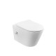 Унитаз подвесной Boheme Avva 973-SET-2-W цвет Белый глянцевый с сиденьем Микролифт